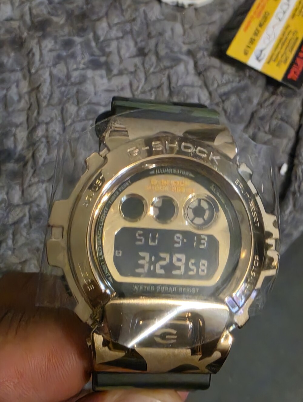 G-Shock Digital Watch - Gold and Black